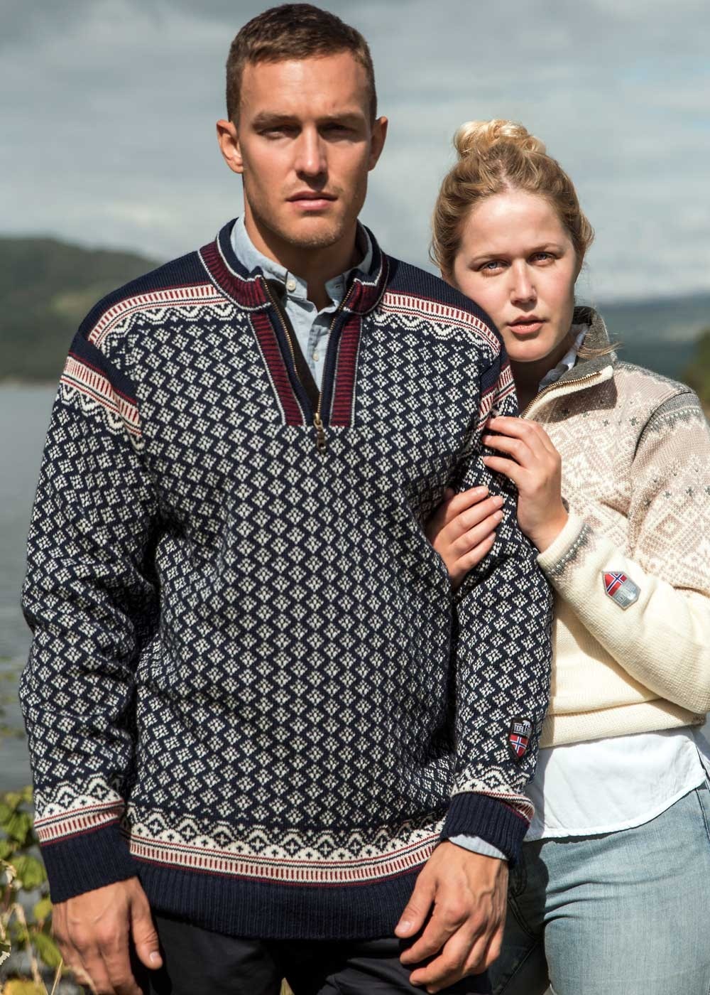 Hamar Zip Pullover | Wool | Norwegian Sweaters