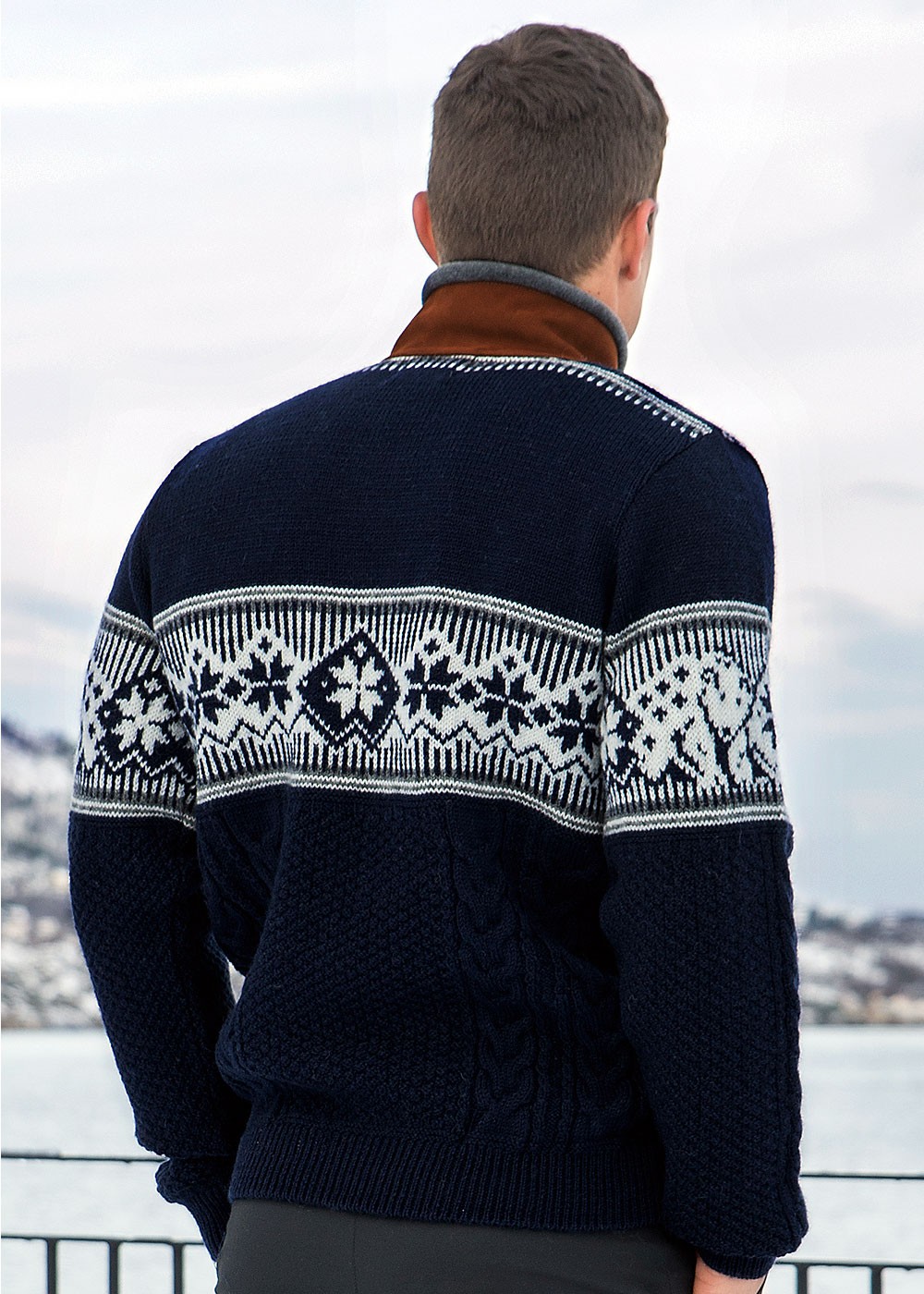 Spitzbergen Zip Pullover | Wool | Norwegian Sweaters